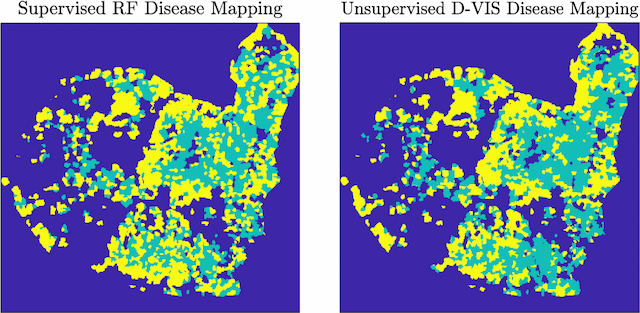 Figure 3 for Unsupervised detection of ash dieback disease (Hymenoscyphus fraxineus) using diffusion-based hyperspectral image clustering