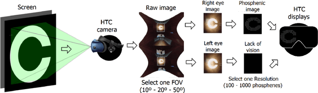 Figure 3 for Assessing visual acuity in visual prostheses through a virtual-reality system