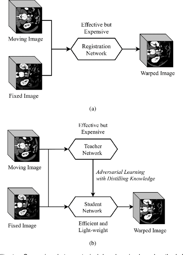 Figure 1 for Light-weight Deformable Registration using Adversarial Learning with Distilling Knowledge