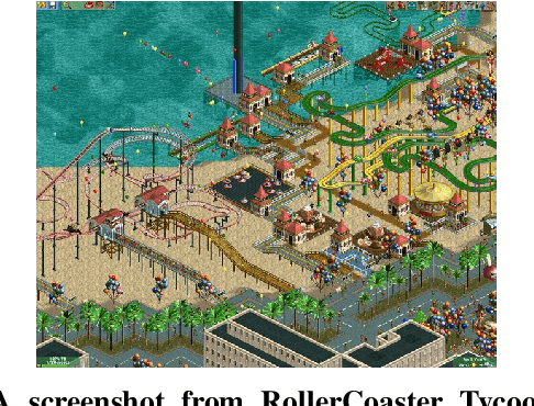 A screenshot from RollerCoaster Tycoon 2. The open source MicroRCT