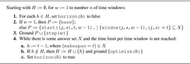 Figure 3 for Problem Decomposition and Multi-shot ASP Solving for Job-shop Scheduling