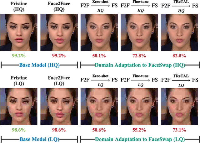 Figure 1 for FReTAL: Generalizing Deepfake Detection using Knowledge Distillation and Representation Learning