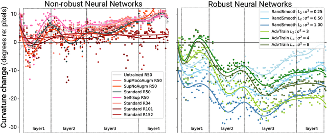 Figure 3 for Brain-like representational straightening of natural movies in robust feedforward neural networks
