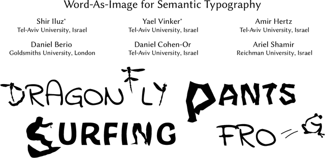 Figure 1 for Word-As-Image for Semantic Typography