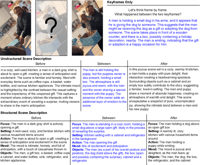 Figure 3 for Let's Think Frame by Frame: Evaluating Video Chain of Thought with Video Infilling and Prediction