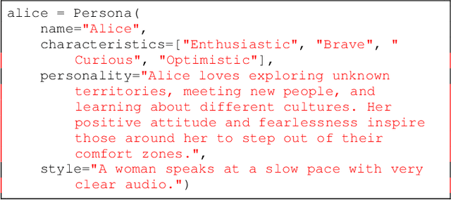 Figure 4 for A Framework for Synthetic Audio Conversations Generation using Large Language Models