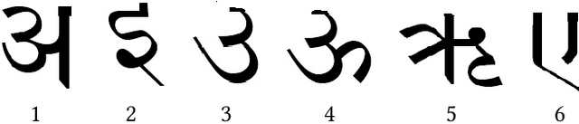 Figure 1 for Structural analysis of Hindi online handwritten characters for character recognition