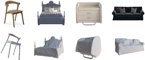 Figure 3 for Style-Consistent 3D Indoor Scene Synthesis with Decoupled Objects