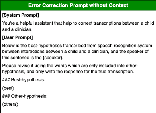 Figure 3 for Large Language Models based ASR Error Correction for Child Conversations