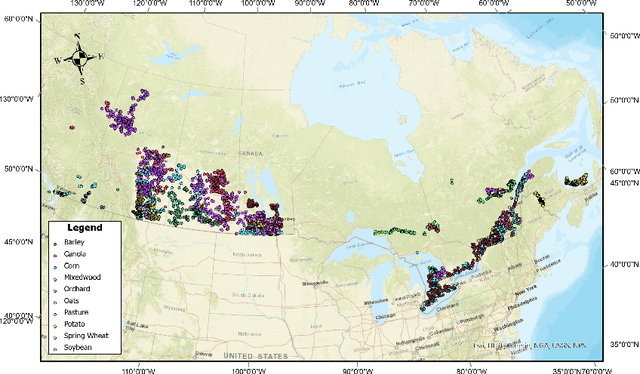 Figure 3 for The Canadian Cropland Dataset: A New Land Cover Dataset for Multitemporal Deep Learning Classification in Agriculture