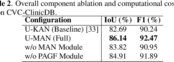 Figure 4 for U-MAN: U-Net with Multi-scale Adaptive KAN Network for Medical Image Segmentation