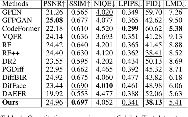 Figure 2 for CodeFormer++: Blind Face Restoration Using Deformable Registration and Deep Metric Learning