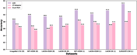 Figure 4 for SurgPETL: Parameter-Efficient Image-to-Surgical-Video Transfer Learning for Surgical Phase Recognition