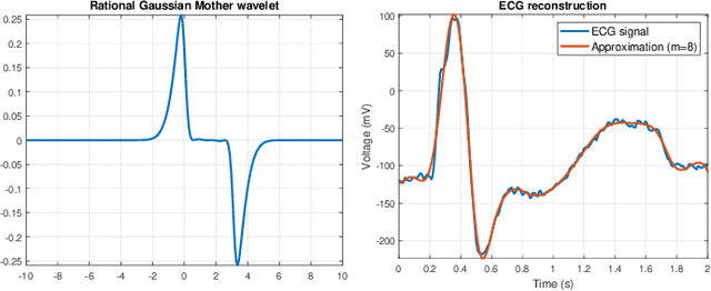 Figure 3 for Rational Gaussian wavelets and corresponding model driven neural networks