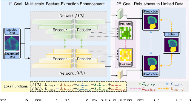 Figure 3 for HCS-TNAS: Hybrid Constraint-driven Semi-supervised Transformer-NAS for Ultrasound Image Segmentation