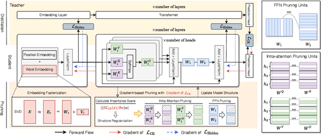 Figure 3 for Gradient-based Intra-attention Pruning on Pre-trained Language Models