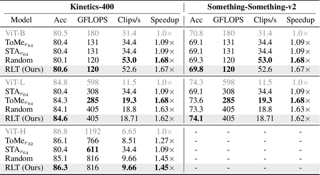 Figure 4 for Don't Look Twice: Faster Video Transformers with Run-Length Tokenization