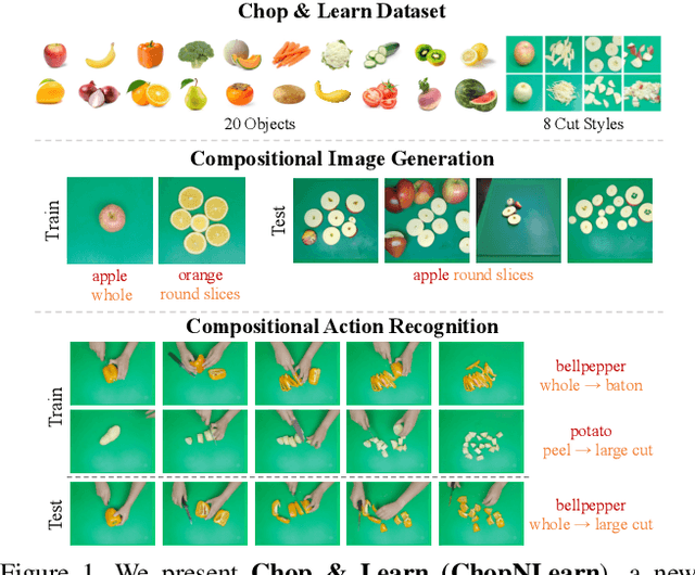 Figure 1 for Chop & Learn: Recognizing and Generating Object-State Compositions