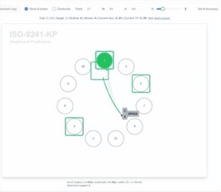 Figure 3 for Preview, Accept or Discard? A Predictive Low-Motion Interaction Paradigm