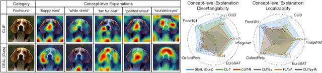 Figure 1 for DEAL: Disentangle and Localize Concept-level Explanations for VLMs