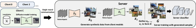 Figure 1 for Navigating Heterogeneity and Privacy in One-Shot Federated Learning with Diffusion Models