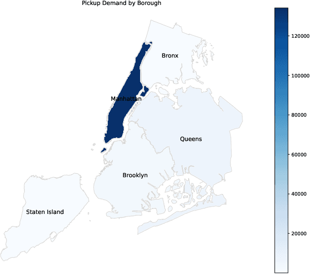 Figure 1 for Geospatial and Temporal Trends in Urban Transportation: A Study of NYC Taxis and Pathao Food Deliveries