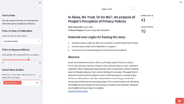 Figure 3 for Understanding Practices around Computational News Discovery Tools in the Domain of Science Journalism