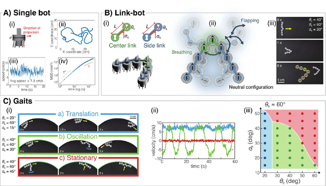 Figure 1 for Emergent functional dynamics of link-bots