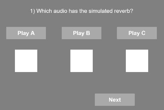 Figure 2 for Perceptual Evaluation of Extrapolated Spatial Room Impulse Responses From a Mono Source