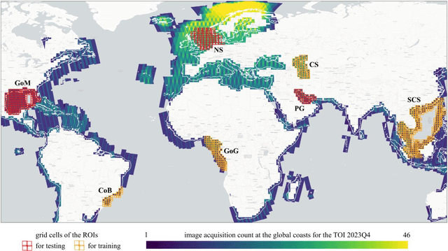 Figure 3 for Deep learning-based object detection of offshore platforms on Sentinel-1 Imagery and the impact of synthetic training data