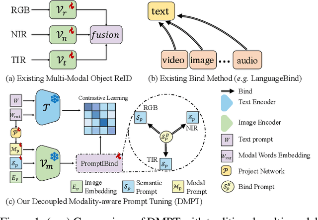 Figure 1 for DMPT: Decoupled Modality-aware Prompt Tuning for Multi-modal Object Re-identification