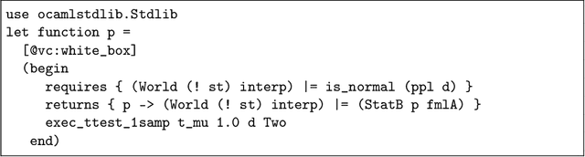Figure 3 for StatWhy: Formal Verification Tool for Statistical Hypothesis Testing Programs