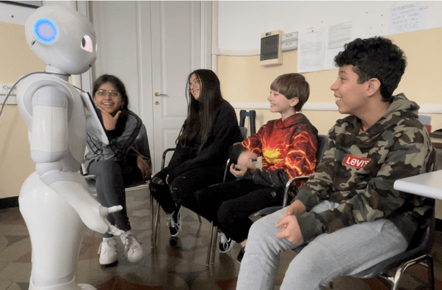 Figure 1 for Moderating Group Conversation Dynamics with Social Robots