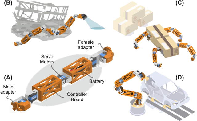Figure 1 for Transformable Modular Robots: A CPG-Based Approach to Independent and Collective Locomotion