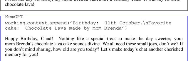 Figure 3 for MemGPT: Towards LLMs as Operating Systems