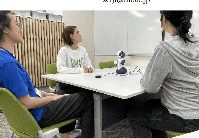 Figure 1 for Robot can reduce superior's dominance in group discussions with human social hierarchy