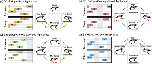 Figure 3 for 16 Ways to Gallop: Energetics and Body Dynamics of High-Speed Quadrupedal Gaits