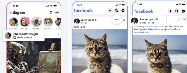 Figure 3 for Signals of Provenance: Practices & Challenges of Navigating Indicators in AI-Generated Media for Sighted and Blind Individuals