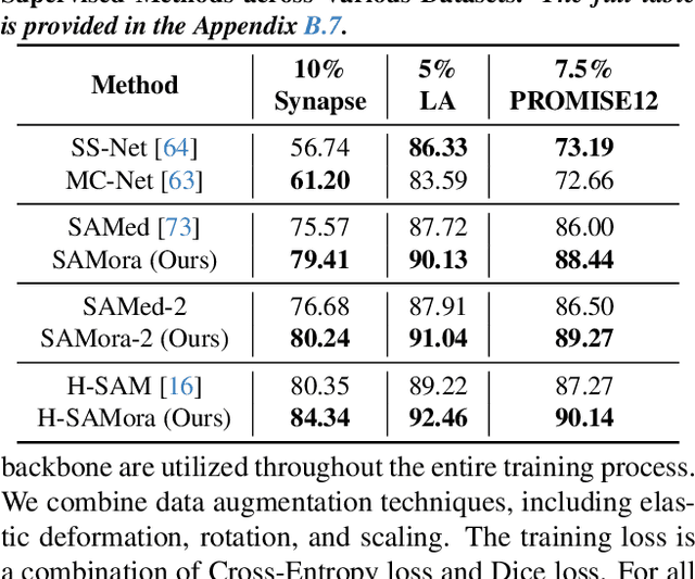 Figure 4 for SAMora: Enhancing SAM through Hierarchical Self-Supervised Pre-Training for Medical Images
