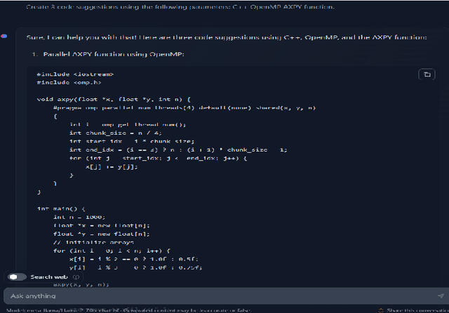 Figure 1 for Comparing Llama-2 and GPT-3 LLMs for HPC kernels generation