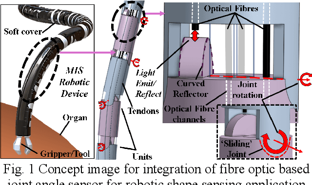 Figure 1 for Miniature Fibre-Optic based Shape Sensing for Robotic Applications using Curved Reflectors