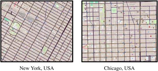 Figure 1 for GTG: Generalizable Trajectory Generation Model for Urban Mobility
