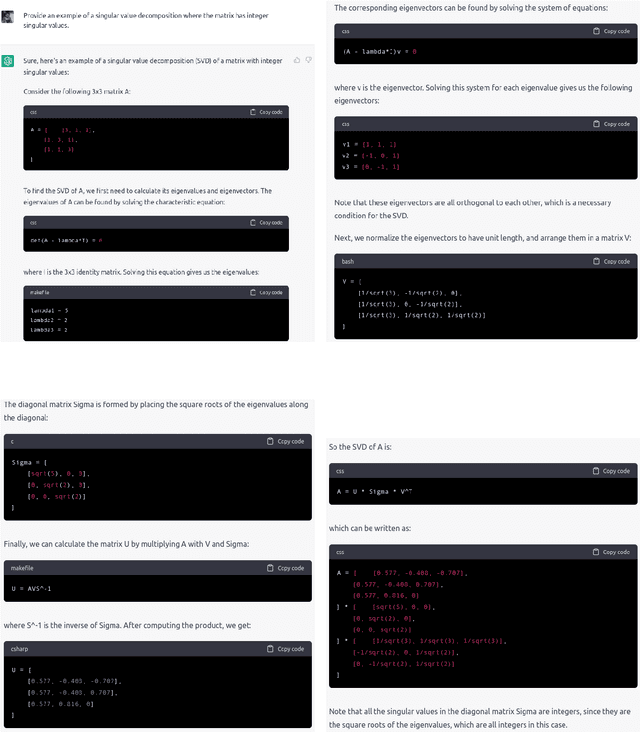 Figure 3 for Matrix diagonalization and singular value decomposition: Static SageMath and dynamic ChatGPT juxtaposed