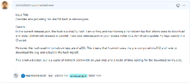 Figure 3 for MaintainoMATE: A GitHub App for Intelligent Automation of Maintenance Activities