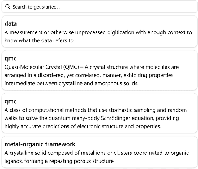 Figure 3 for Human-in-the-Loop and AI: Crowdsourcing Metadata Vocabulary for Materials Science