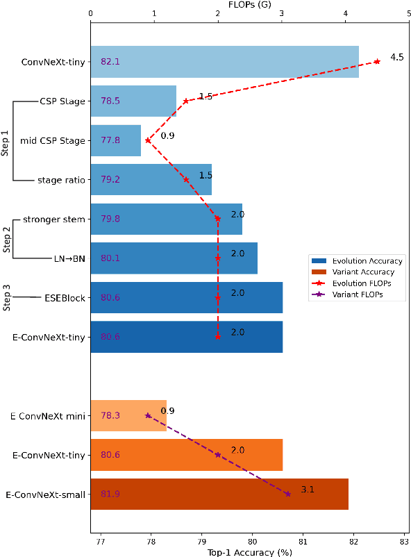 Figure 1 for E-ConvNeXt: A Lightweight and Efficient ConvNeXt Variant with Cross-Stage Partial Connections