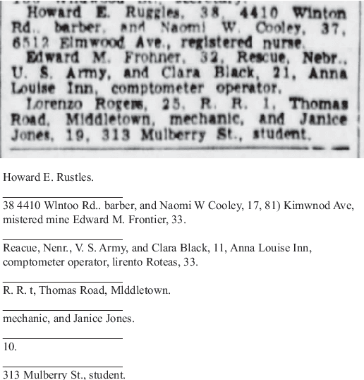Figure 2 for Segmenting Messy Text: Detecting Boundaries in Text Derived from Historical Newspaper Images
