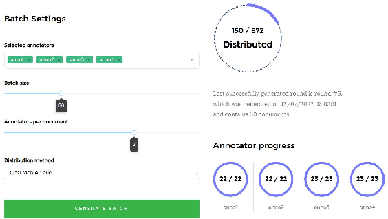 Figure 3 for ALANNO: An Active Learning Annotation System for Mortals