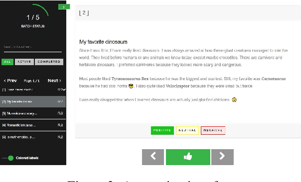 Figure 4 for ALANNO: An Active Learning Annotation System for Mortals