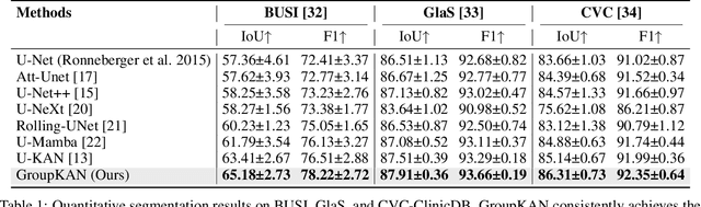 Figure 2 for GroupKAN: Rethinking Nonlinearity with Grouped Spline-based KAN Modeling for Efficient Medical Image Segmentation